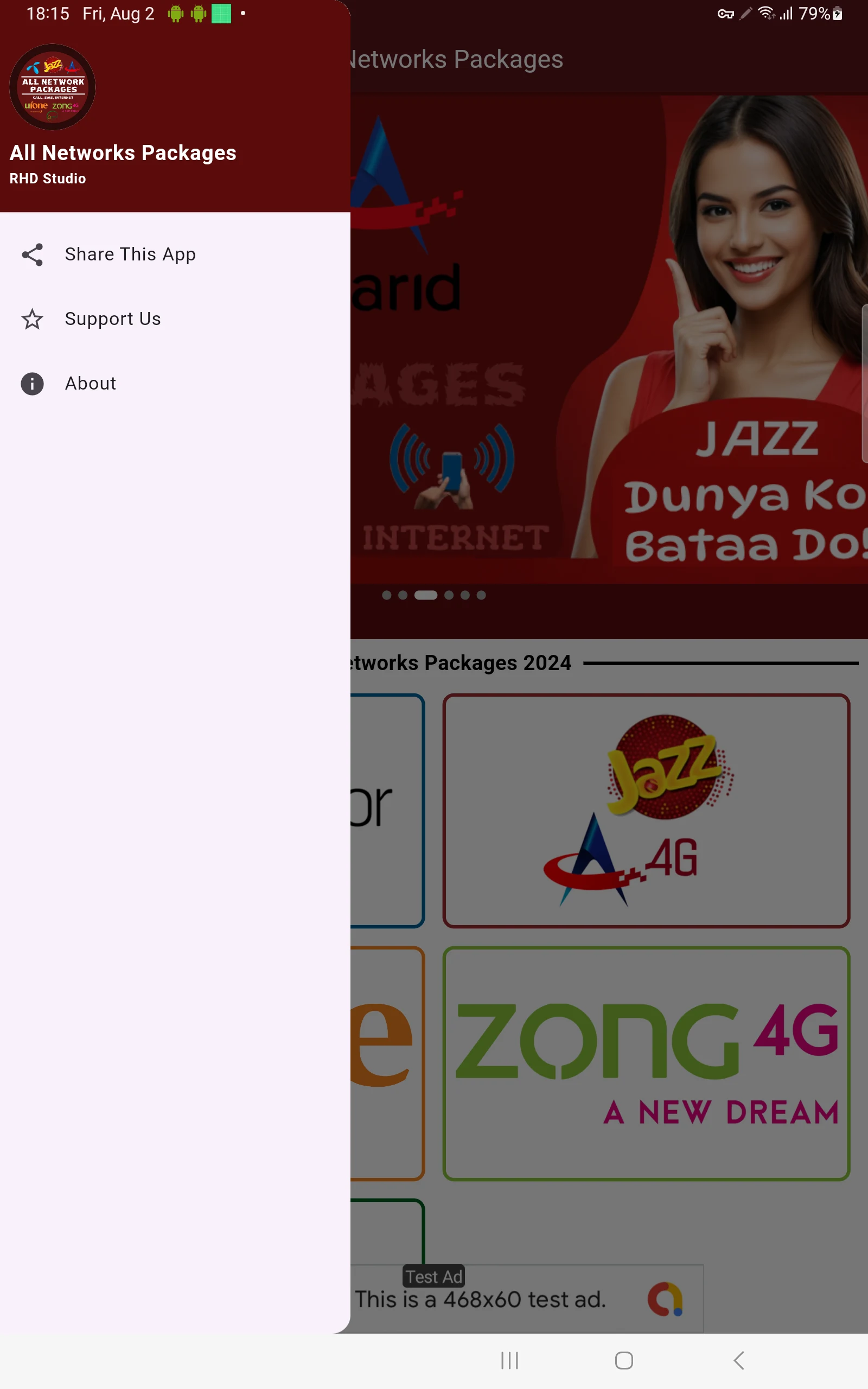 All Networks Packages 2026 screenshot