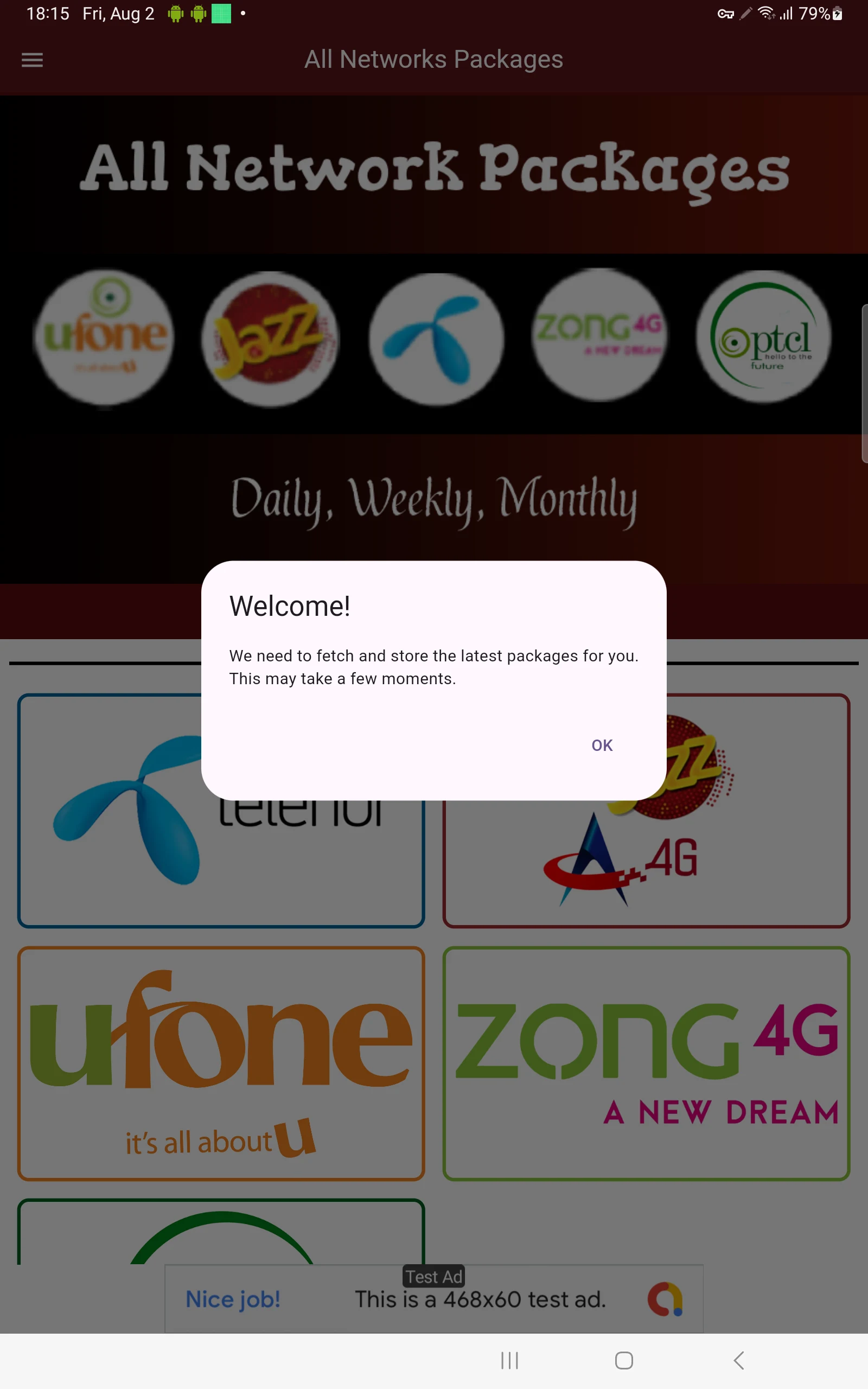 All Networks Packages 2026 screenshot